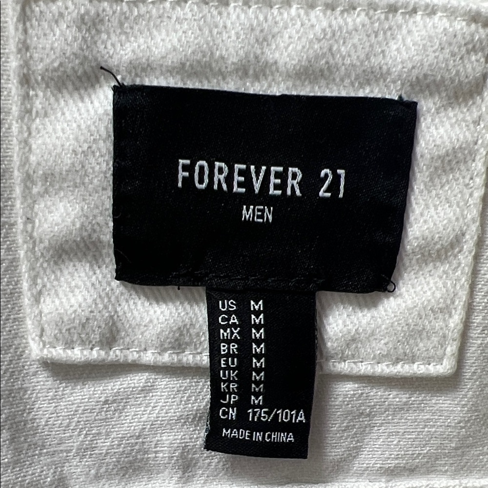 Forever 21 Classic White Jean Jacket - Picture 2 of 3